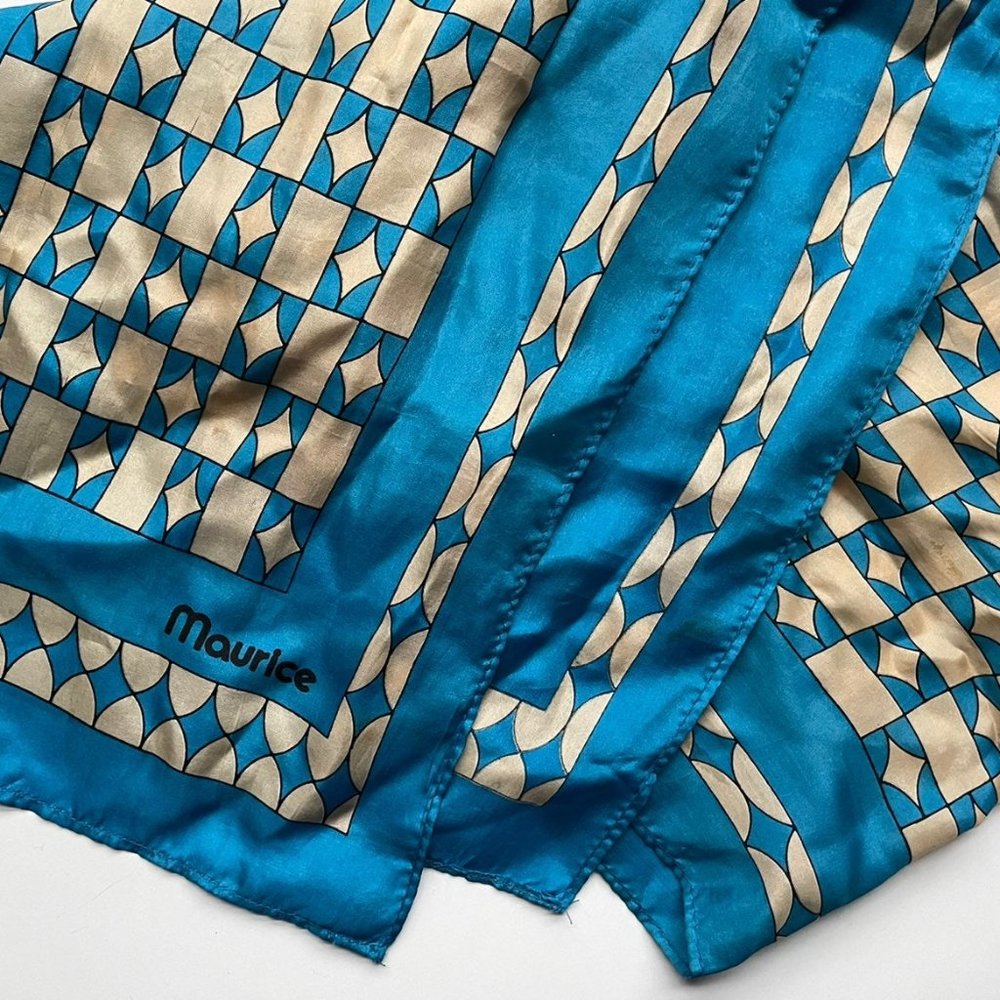 VTG Designer Maurice Silk Scarf